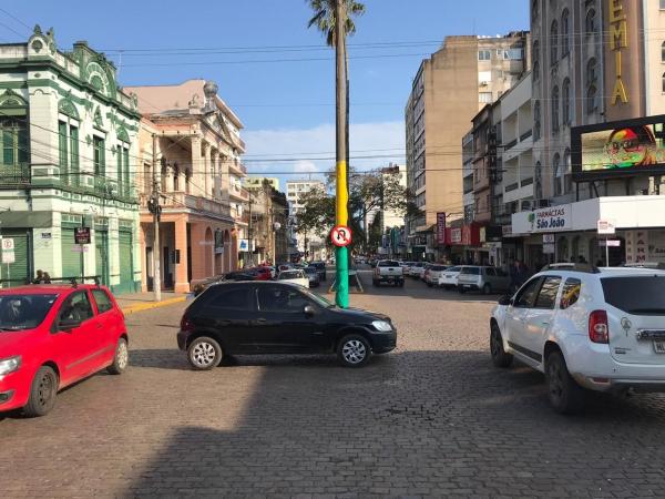 O trânsito em Bagé / Foto: Reprodução