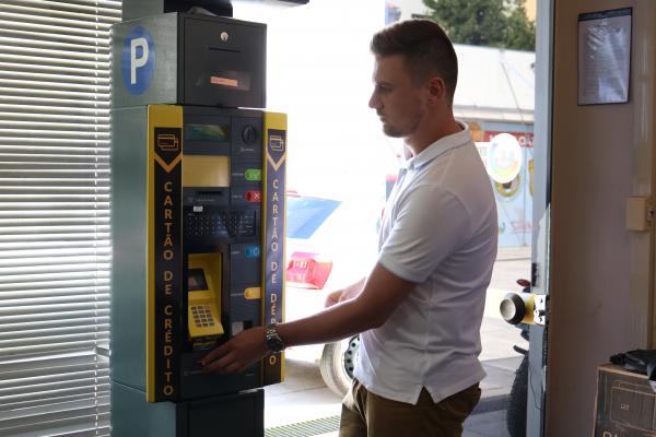 Teste de apresentação do novo modelo de estacionamentos / Foto: Suelen Delabari