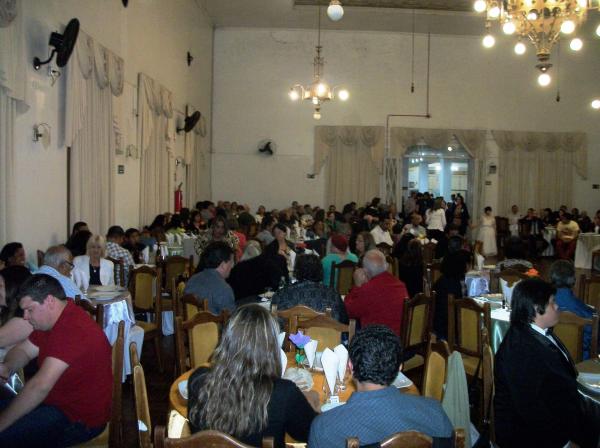 Salão do Clube Caixeiral devereá lotar mais uma vez para celebração do Jantar Luz / Foto: Arquivo CamLuz