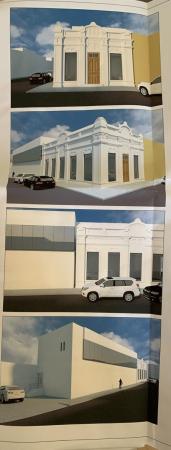 O prédio está em fase de reformas / Foto: Reprodução