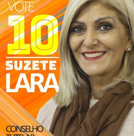 Material de divulgação usado na campanha para conselheira tutelar / Imagem: Reprodução