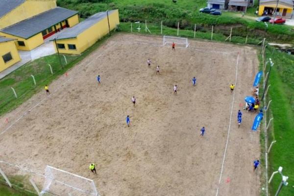 Jogos serão realizados na quadra de areia da escola Monteiro Lobato Foto: Joanes Araujo