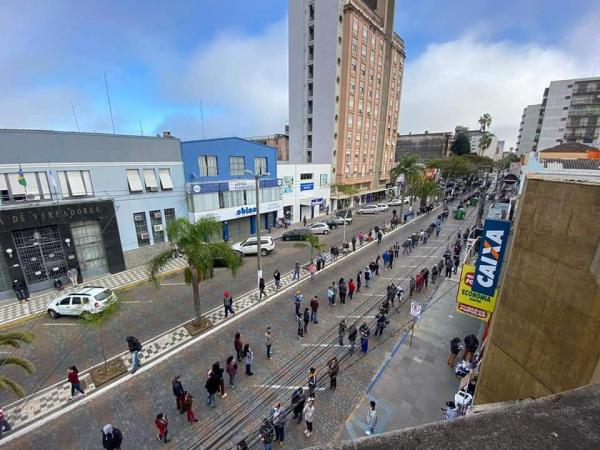 Avenida Sete de Setembro / Foto: Reprodução/Folha do Sul