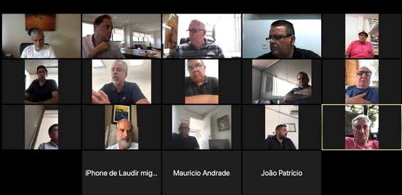 Reunião da Federação Gaúcha de Futebol / Foto: Reprodução