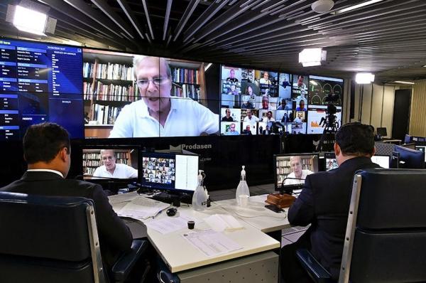 O relator, Tasso Jereissati / Foto: Waldemir Barreto/Agência Senado