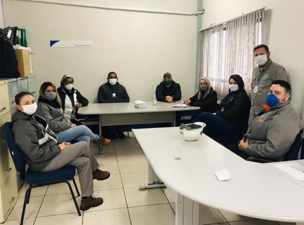 Visita da Comissão a CGT Eletrosul e suas terceirizadas / Foto: Divulgação