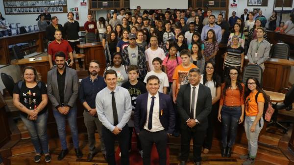 Aula inaugural em 2019, na Câmara de Vereadores / Foto: Paulo Batista