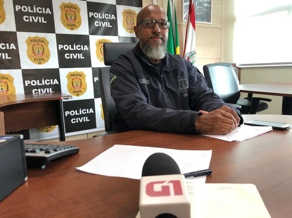 Delegado-chefe da 3ª Delegacia de Polícia (Cruzeiro), Ricardo Viana / Foto: Fabiano Andrade/TV Globo