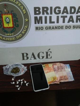 Materiais apreendidos / Foto: Brigada Militar