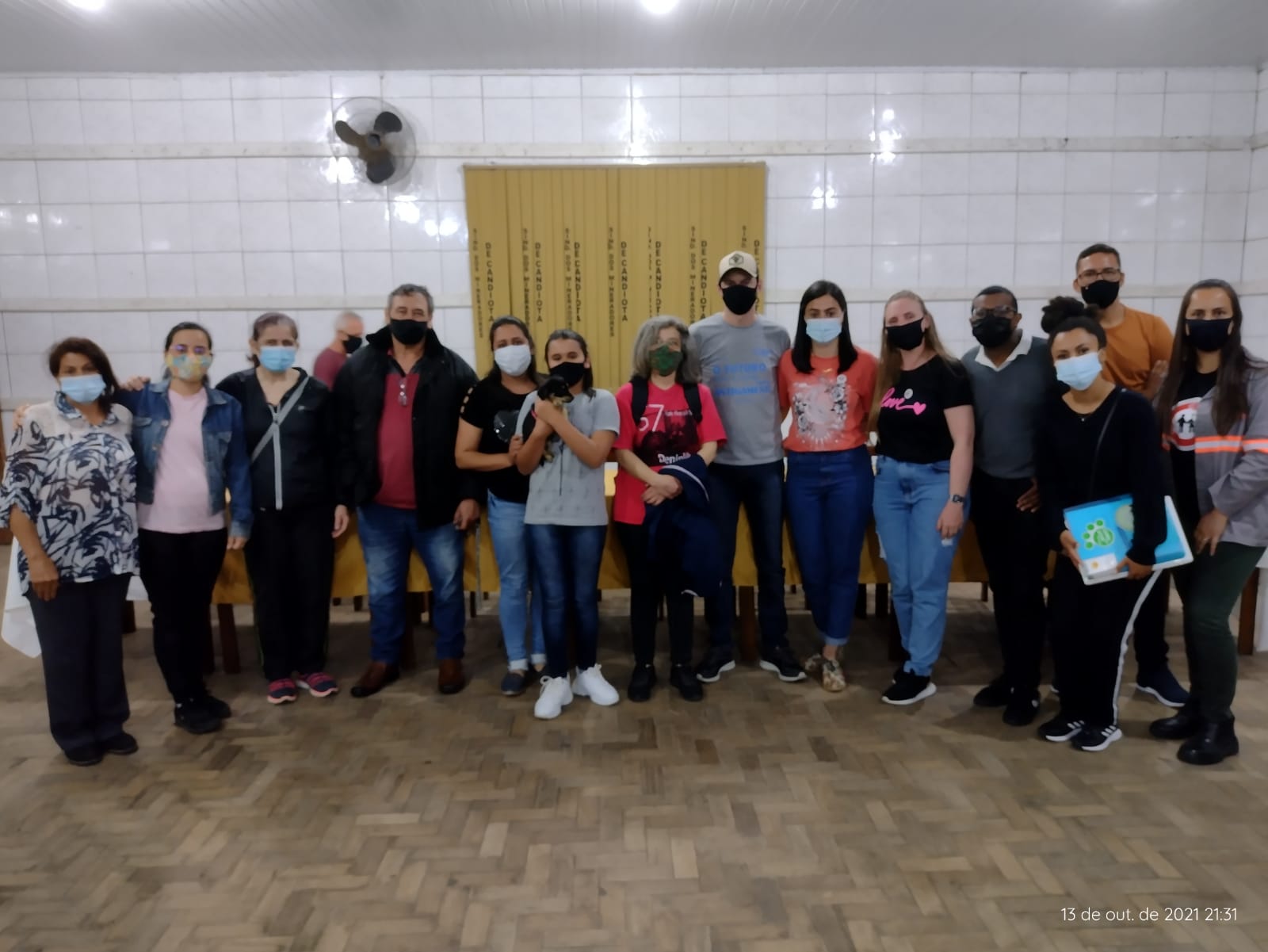 Protetores, vereadores e simpatizantes da causa que participaram da audiência / Foto: Reprodução