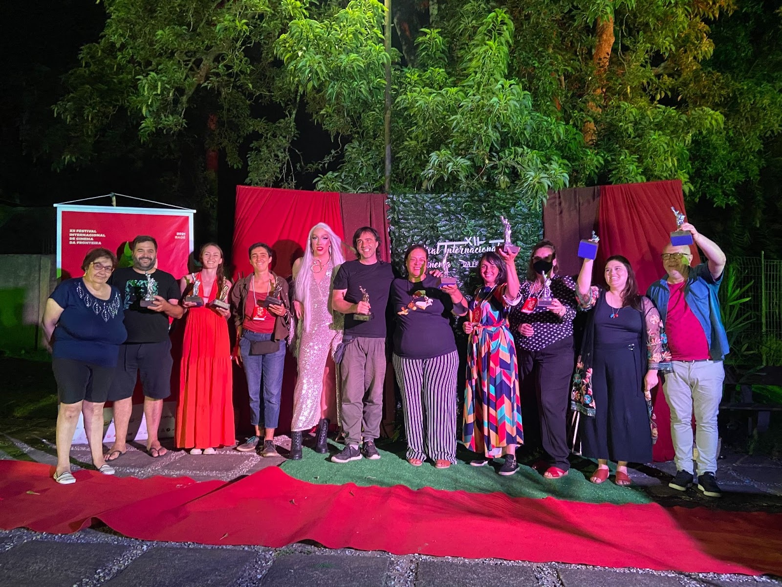 Premiados do XII Festival de Cinema da Fronteira / Foto: Zeca Brito